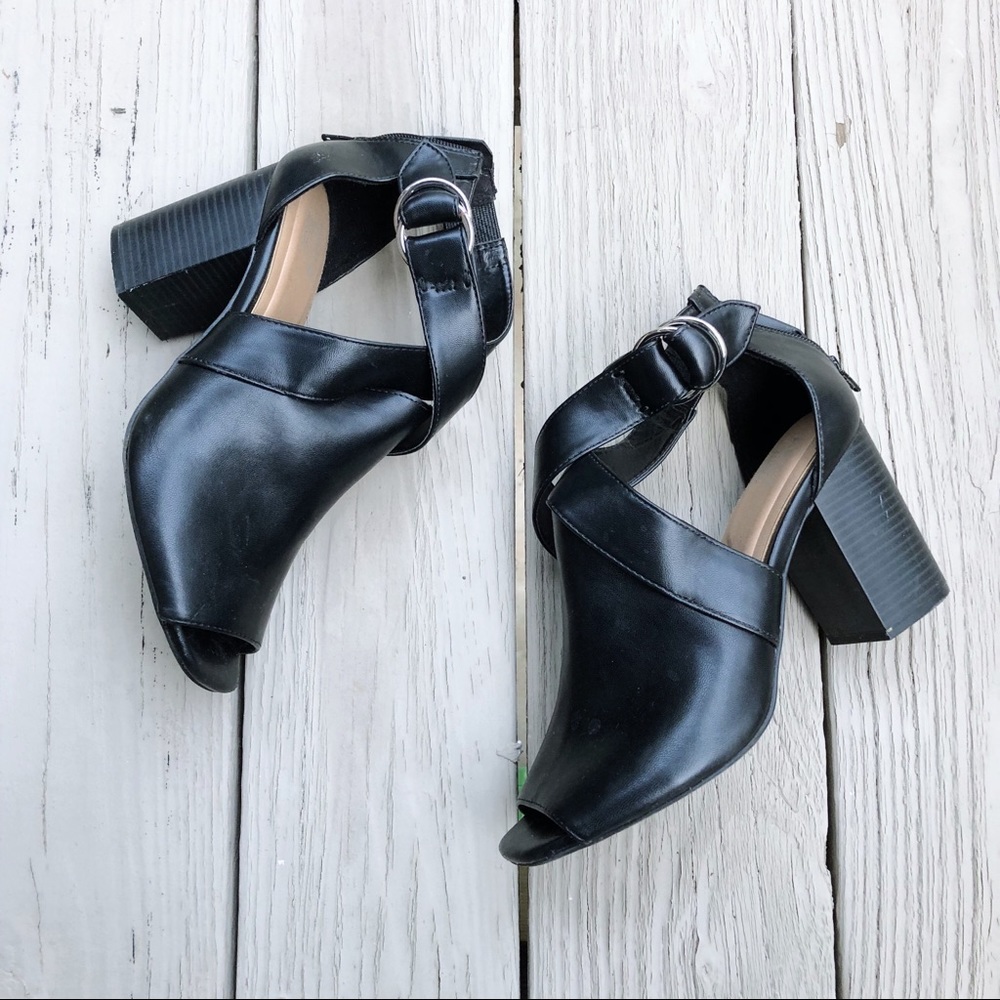 Apt. 9 Open Toe Heeled Boot - image 1